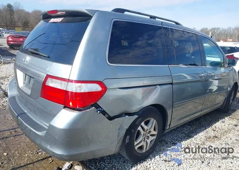 2006 Honda Odyssey Ex-L из США, поврежденный, VIN 5FNRL38696B007208